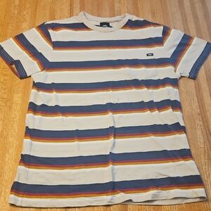 Vans Men's Multicolor Striped Tee